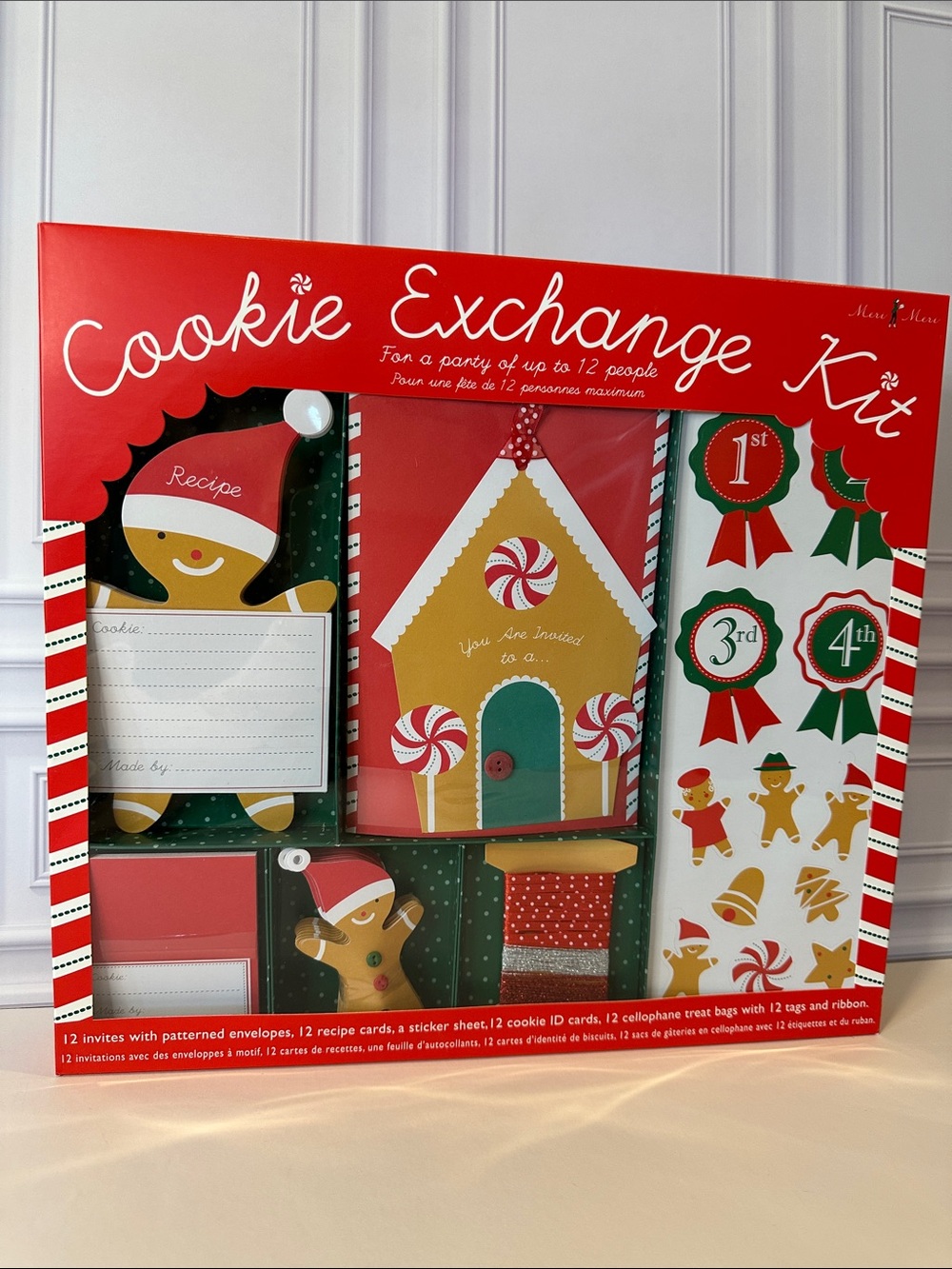 Meri Meri Cookie Exchange Kit - 12 Invites Holiday Set #3